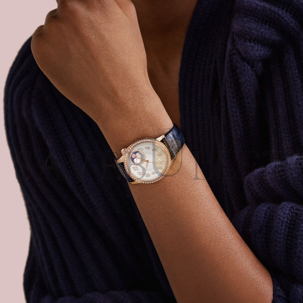 VACHERON CONSTANTIN ÉGÉRIE MOON PHASE 37 MM PINK GOLD WATCH 8005/F000R-B498 VACHERON CONSTANTIN ÉGÉRIE MOON PHASE 37 MM PINK GOLD WATCH 8005/F000R-B498